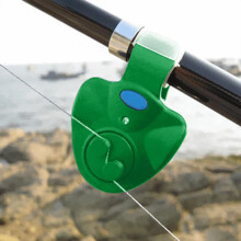 Electronic Fishing Bite Alarm with Sound, LED Light & Bell – Compatible with All Fishing Poles