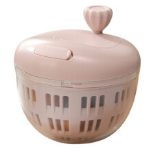 Salad Spinner with Ergonomic Push-Button Mechanism, Non-Slip Base & Drain Basket - Perfect for Washing Vegetables