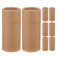8Stk Runde Karton Dosen Kraftpapier Versand- Und Aufbewahrungsröhren
