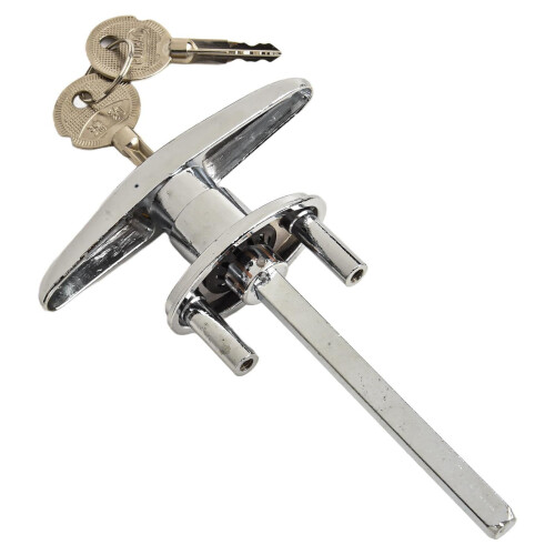Garage Door Lock T Handle w/2 Keys - Replacement 2