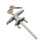 Garage Door Lock T Handle w/2 Keys - Replacement 5