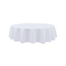 60" Round Tablecloth, Water-Resistant & Washable, Fits 20"-48" Tables – for Dining, Buffet, Parties, Camping