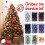 Light Green Christmas Tree Ornament Balls 34 pcs 3