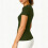 Women's V-Neck Stretch Pullover Top Casual Comfortable 4