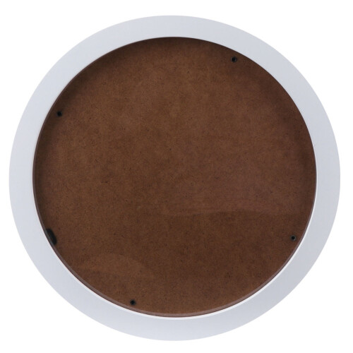 1Pc Creative White Wooden Round Photo Frame for Home Office 2