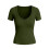 Women's V-Neck Stretch Pullover Top Casual Comfortable 5
