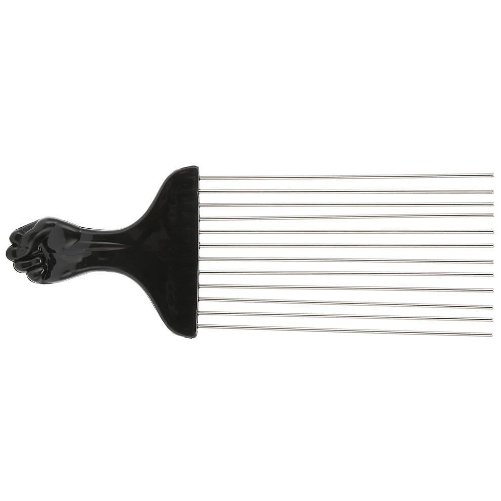 Unisex Pick Comb, Hair Styling Tool Diy Haircut Hairstyle Professional Metal Hair Pick Metal Hair Pick Curly Hair Pick Comb For Barber For Salon For Shop