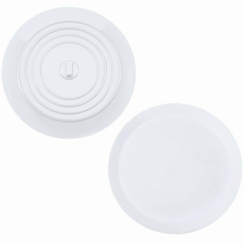 White Rubber Bath Tub Drain Tub 1