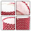Panier à linge pliable rouge avec cordon de serrage 3