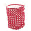Panier à linge pliable rouge avec cordon de serrage 5