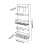 Multifunctional Refrigerator Hanging Rack Kitchen Supplies Shelf Spice Organizer 3