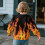 Mädchen-Pullover-Hoodie mit Rüschen an den Schultern, Größe 7-8 Jahre 4