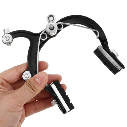 Bicycle Front Brake Caliper with Black Rim Pads 2