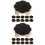 40Pièces Mini Tableau Noir Bois Petit Format Pour Usage 6