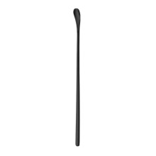 Cuchara mezcladora de acero inoxidable 304, 22 cm, negra – Compatible con café, cócteles y más.