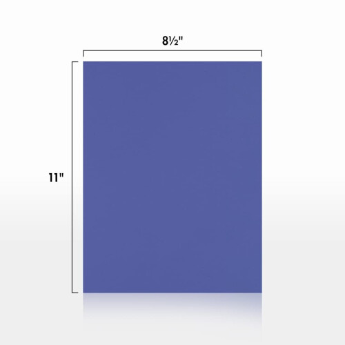 Χαρτί Χαρτόνι 8,5" x 11" | Μέγεθος Letter | Μαύρο Midnight | Εξώφυλλο 100lb. (Κείμενο 183lb.) | 50 τεμ. 1