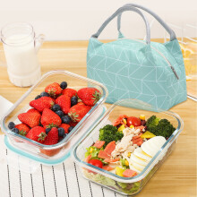 Sac à lunch isotherme imprimé tendance, doublure en aluminium, compatible avec les boîtes à bento, portable et conservant la chaleur