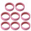 8er-Set Silikon-Radkappen Rosa - Geräuschabsorbierend 11
