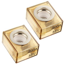 Confezione da 2 fusibili per batterie marine IP66 da 100A/150A/200A/350A/300A, impermeabili (MRBF), adatti per applicazioni marine e per camper.