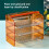 Kitchen Storage Rack with Transparent Drain Sheets 5