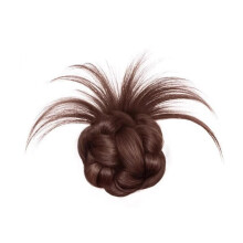 Synthetic Feather Half-Tie Claw Clip: Lightweight Hair