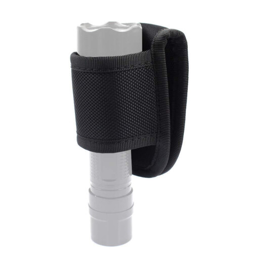 Open Top Compact Light Holders, Heavy Duty Belt Nylon Weave Flashlight, Fits Standard D Cell Flashlight 2