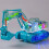 Escavadeira infantil transparente com luzes, sons e... 7