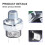 Διακόπτης πίεσης αεροσυμπιεστή 70-100/90-120PSI 1/4" NPT 3