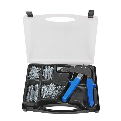 72PCS Wall Anchor Kit with Hand Riveter, Heavy Duty, 4 Sizes 2