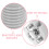 Light Bulb Sockets E14 Full Thread Light Socket White 1Set 7