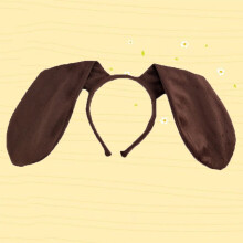 Cartoon Dog Headband With Long Fun Role Playing Costume Accessories For Parties And Cosplay For Boys