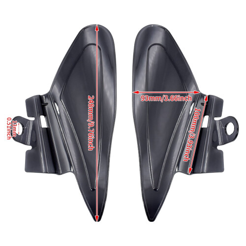 Gary Reflective Saddle Heat Shields For Indian Chief Chieftain Roadmaster 14-22 1