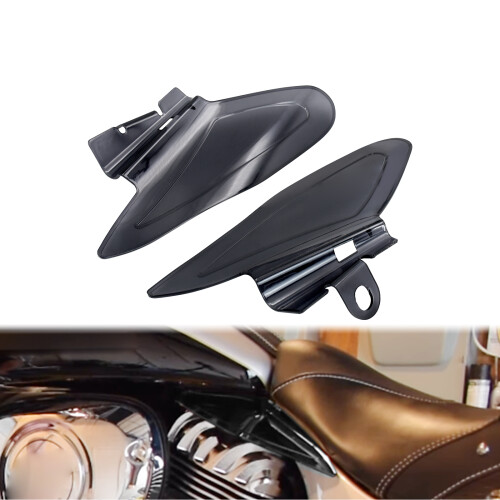 Gary Reflective Saddle Heat Shields For Indian Chief Chieftain Roadmaster 14-22 2