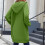 Damen-Kapuzenpullover, einfarbig, langärmelig, biegsam 8