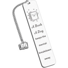Mental Health Gifts for Women & Men – Inspirational Bookmarks, Compatible with World Mental Health Day, Christmas & Birthday