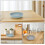 2pcs Silicone Suction Plate for Elderly Non Skid Dinnerware Deep Gray Home Use 7