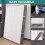 Matrasopbergtas Queen/King Size, transparant, waterdicht, wit 3