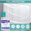 Matrasopbergtas Queen/King Size, transparant, waterdicht, wit 4