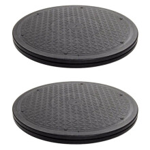 Monitor TV Turntable Stand with Steel Ball Bearings 2-Pack