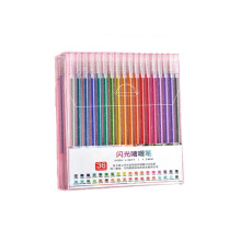 36-Color Glitter Gel Pen Set | Quick-Dry, 5ml, Smudge-Free | Smooth Tip | Premium Art Supplies for Coloring & Crafting