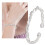 925 Sterling Silver Adjustable Charm Bracelet Women Silver 3