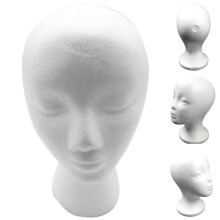 Foam Wig Head Mannequin Set 2 Pieces