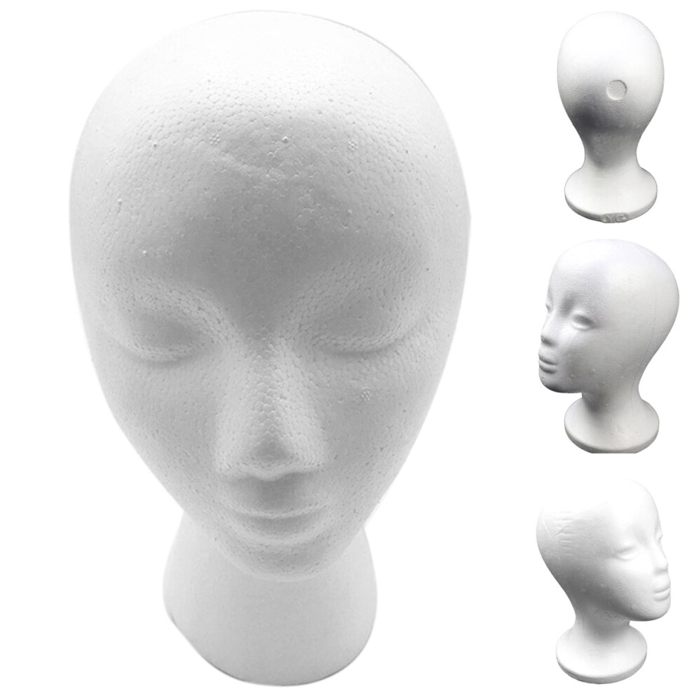 Foam Wig Head Mannequin Set 2 Pieces