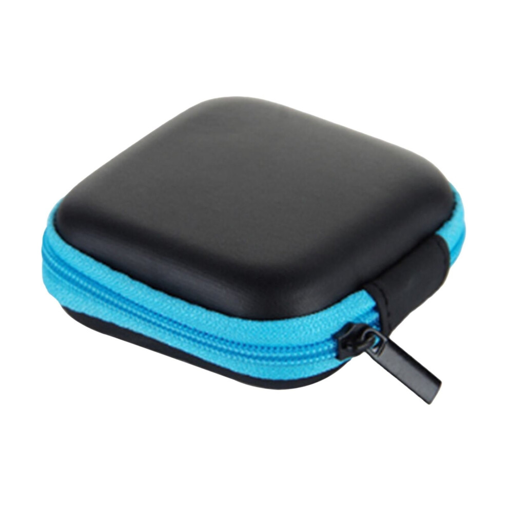 Portable Eva Earbud Case For Earphones, Sd Cards & Camera Chips Â Blue 9087558592301