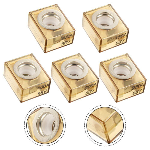 2 πακέτα 100A/150A/200A/350A/300A Ασφάλεια μπαταριών θαλάσσης Ip66 Αδιάβροχες ασφάλειες 2