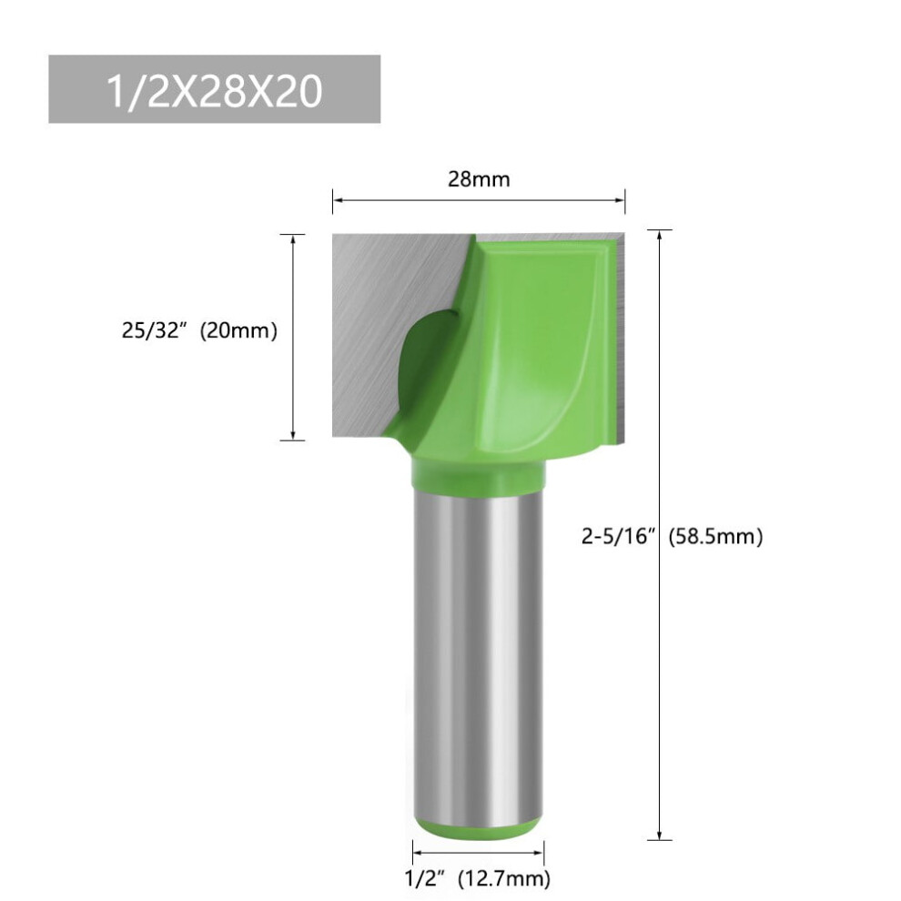Carbide Cutters Router Bits 1Pc 12.7Mm Cleaning Bottom For Woodworking Milling Cutter Router Bit For Wood Tools 9165521858040