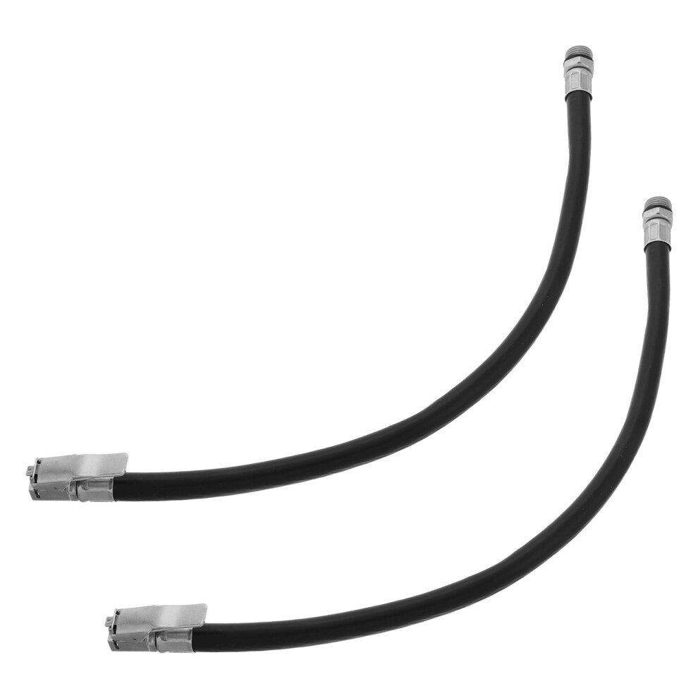 2Pcs Tire Inflator Hose Replacement Hose Air Compressor Tube With Air Hose Nozzle Tire Inflation Hose For Air Pump Cars And Bicycles 9087558595678