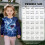Blaues Lightning Shark Sweatshirt für Mädchen, Größe 5-6 7