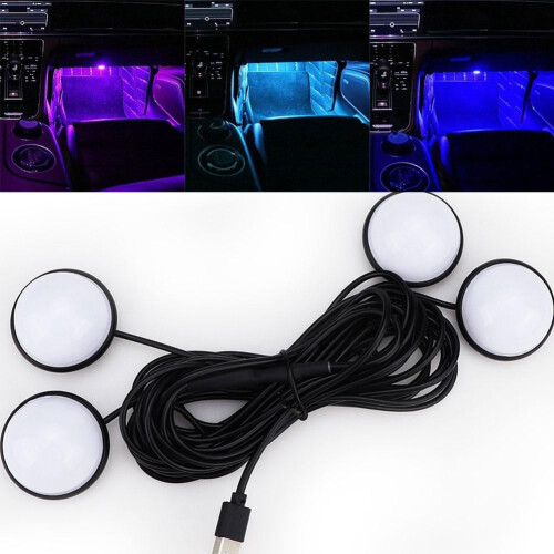 Φακός ατμοσφαιρικός USB μπλε LED 1 τεμάχιο 1