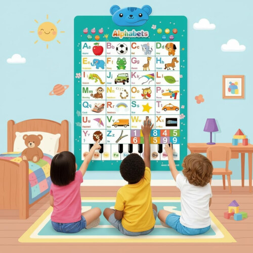 Lauttafel für Kinder Englisch Spanisch Lieder Buchstaben 1